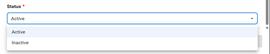 Add Variant Form Step 1